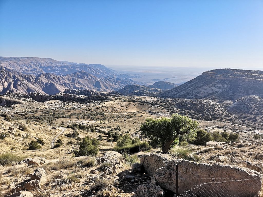 Widok na Dana Biosphere Reserve